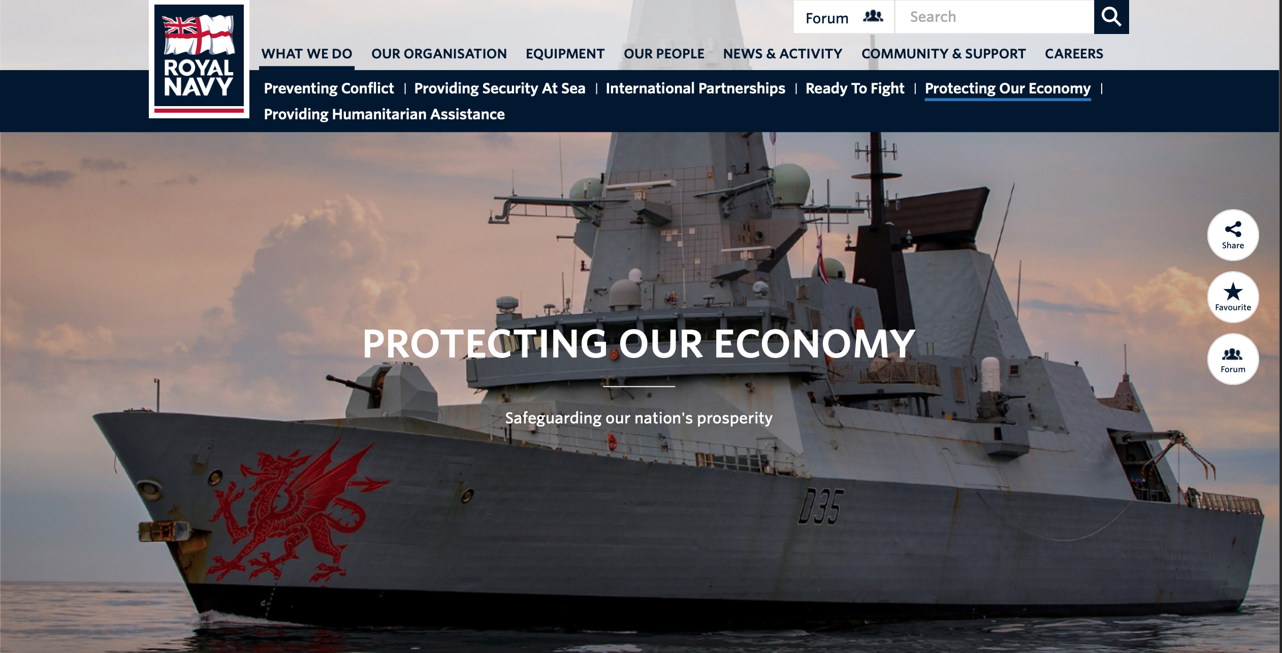 Royal Navy: Protecting our economy